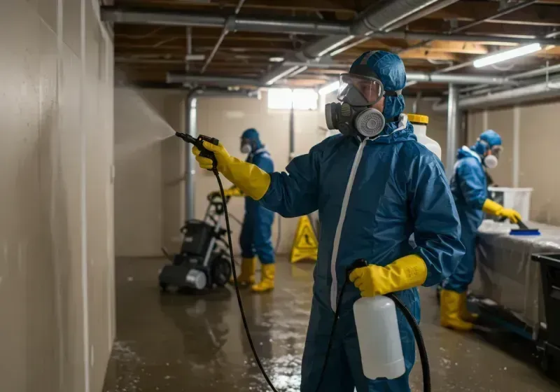 Basement Sanitization and Antimicrobial Treatment process in Guadalupe County, NM